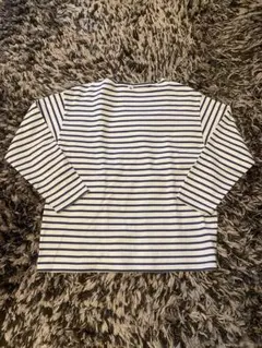 LE ボーダー長袖Tシャツ Black✖️White サイズM