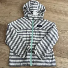 patagonia ストライプ フード付きジャケット