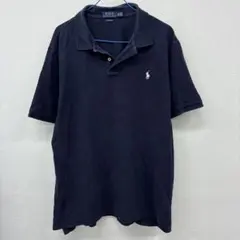 polo Ralph Lauren ポロシャツ　ネイビー XXL ラ23