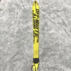 本日限定値下 Off-White ネックストラップ キーホルダー イエロー