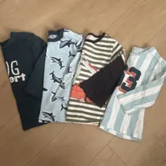 長袖Tシャツ4点セット まとめ売り サイズ:85cm