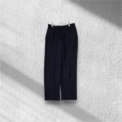 【セルジエ CERISIER】ダークグレー スラックス ウール混　7号 股下63