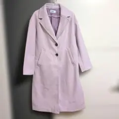 【新品】AZUL by moussy 薄紫 ロングコート☆セール中☆のサムネイル