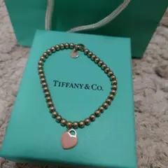 ティファニー ブレスレット リターントゥ ハート ピンク シルバーAg 925