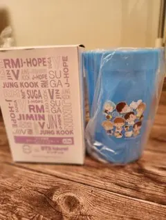 スシロー　BTS Island インザソム　カラーチェンジングカップ　ブルー