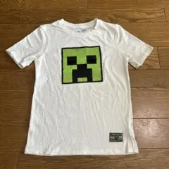 H&M マイクラ　スパンコールTシャツ 140cm