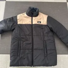 【新品未使用】Quiksilver ダウンジャケット 黒/ベージュ