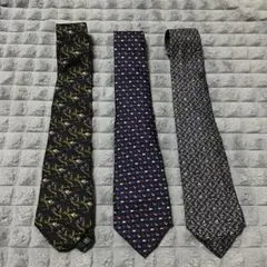 お値下げ】BVLGARI HERMES ネクタイ 3本セット | Mercari