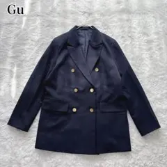 紺ブレ テーラードジャケット