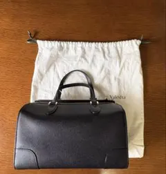 新品VALEXTRA BABILA SMALL ヴァレクストラ ハンドバッグ 黒のサムネイル