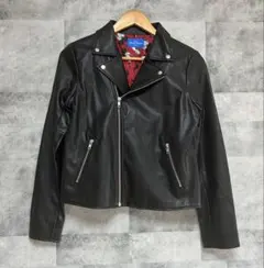 未使用 35周年 TDL ミッキー 総柄 ライダース ジャケット ミッキー 2025年最新】ミッキー レザー ジャケットの人気アイテム - メルカリ