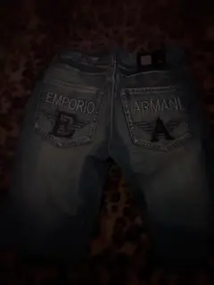Emporio Armani 刺繍ロゴ ショートパンツ໒꒱.+