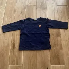 【お値下げ！】HOT BISCUITS ネイビー 長袖Tシャツ 80