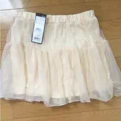 INGNI チュールスカート キナリ色