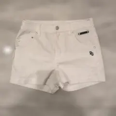 PEARLY GATES ストレッチ デニムショートパンツ ホワイト 0 ゴルフ
