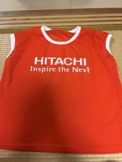 HITACHI ビブス オレンジ