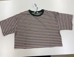 HOLIDAY 半袖 ボーダー Tシャツ ピンク フリーサイズのサムネイル