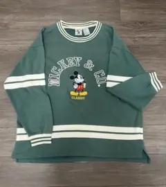 90s ヴィンテージ　MICKEY &CO. マカオ製　ディズニースウェット