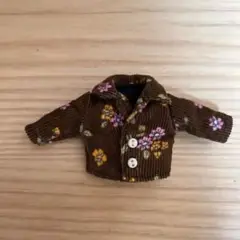 オビツ11 花柄コーデュロイジャケット 裏地付き