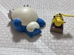 みんなのカビゴン ピカチュウ カビゴン ガチャガチャ　2点セット