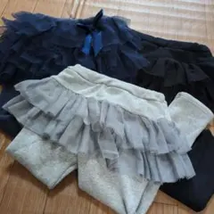 リーフファミリー様専用☆韓国子供服Bee ☆3本　チュチュ裏起毛スカッツ　110