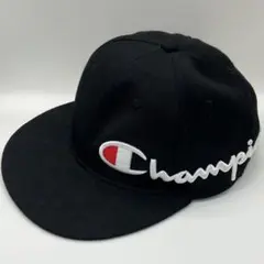 Champion ブラック ベースボールキャップ