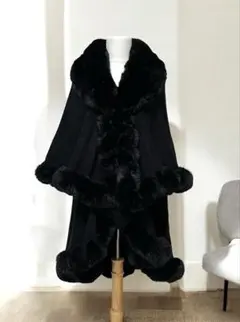 2025年最新】カラー：ブラック系 ポンチョ・ケープコートの人気