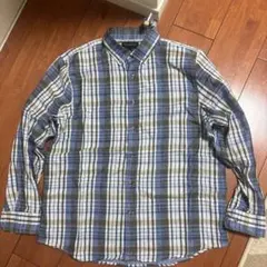 チェック柄ネルシャツ