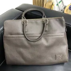 （新品）ビジネスバッグ　合皮ブラウン
