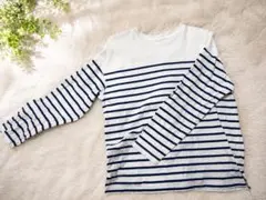 ストライプ柄 長袖Tシャツ