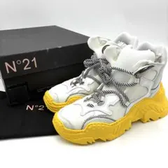 未使用級 N°21 ビリー 厚底 ハイカット ダットシューズ 37サイズのサムネイル