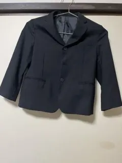 COMME CA ISM ブラックジャケット 120A