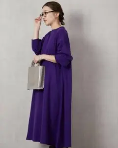 FREAK'S STORE ニットワンピース パープル