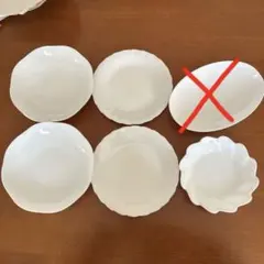 ヤマザキ春のパン祭り　白いお皿　3種5枚