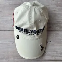 PEARLY GATES パーリーゲイツ メンズ ゴルフキャップ ホワイト 帽子