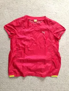 値下げ⤵♥プーマ♥薄手軽量半袖ウインドブレーカーレディースM