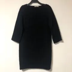 デプレ　ニットワンピース　黒