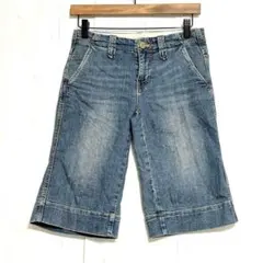GAP ハーフデニムパンツ　キュロット　00