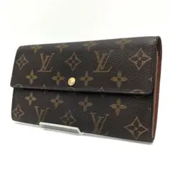 ルイヴィトン モノグラム ポシェット ポルトモネ クレディ 長財布 C42
