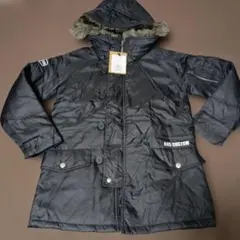 RAD CUSTOM ブラック中綿コート140 新品