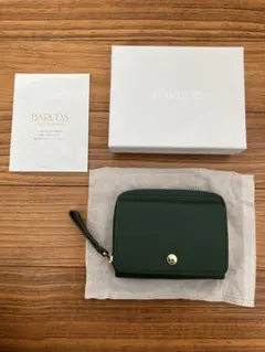 BARCOS （ポンテ ピッコラ）グリーン ミニ財布