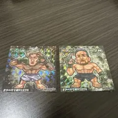 RIZIN シェイドゥラエフ シール ステッカー ビックリマン チョコ