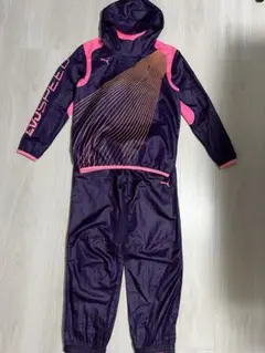 PUMA 紫 ピンク ジャージ　セットアップ　紫／ピンク　150