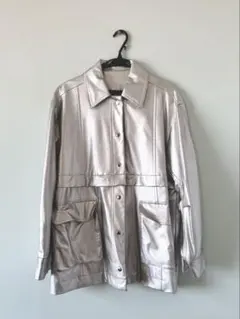 MAISON SPECIAL シルバー ジャケット ポケット付き セパレートのサムネイル