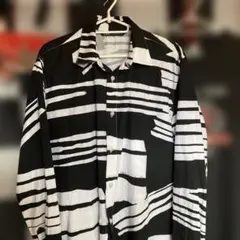 ZARA ストライプ柄 長袖シャツ S