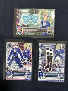 アイカツカード ブルートレンチコーデ　藤堂ユリカ ロリゴシック　初期