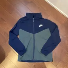 Nike ジップアップ　ネイビー カーキM