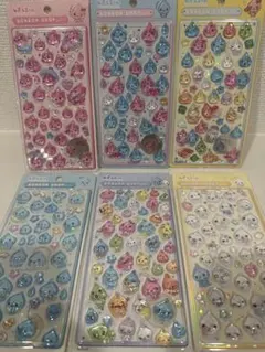 BONBON DROP しずくちゃんシール 6パックセット