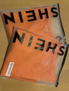 オレンジ色半袖2枚セット