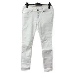 ジーユー GU スキニーデニム ストレッチ ホワイトジーンズ レディース 67